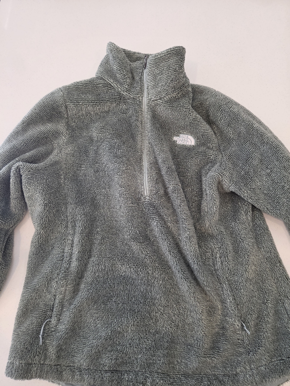 The North Face Iceberg Green Half-Zip Fleece Pullover